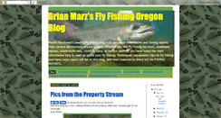 Desktop Screenshot of flyfishingoregonblog.com